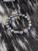 Natural Titanium Plated Gunmetal Hematite Beaded Bracelet