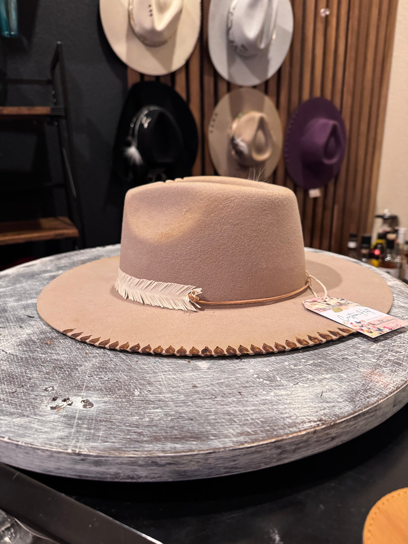 The Juniper - Taupe Wool Felt Custom Design