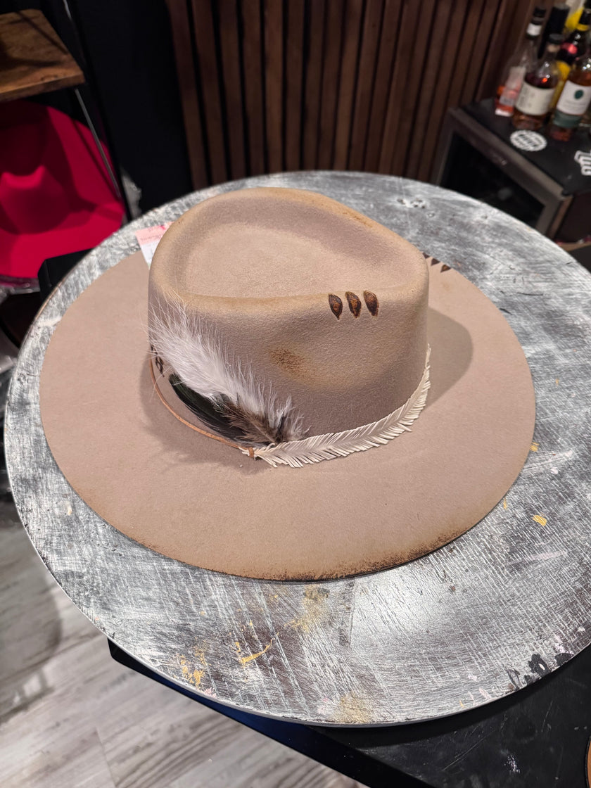 The Juniper - Taupe Wool Felt Custom Design