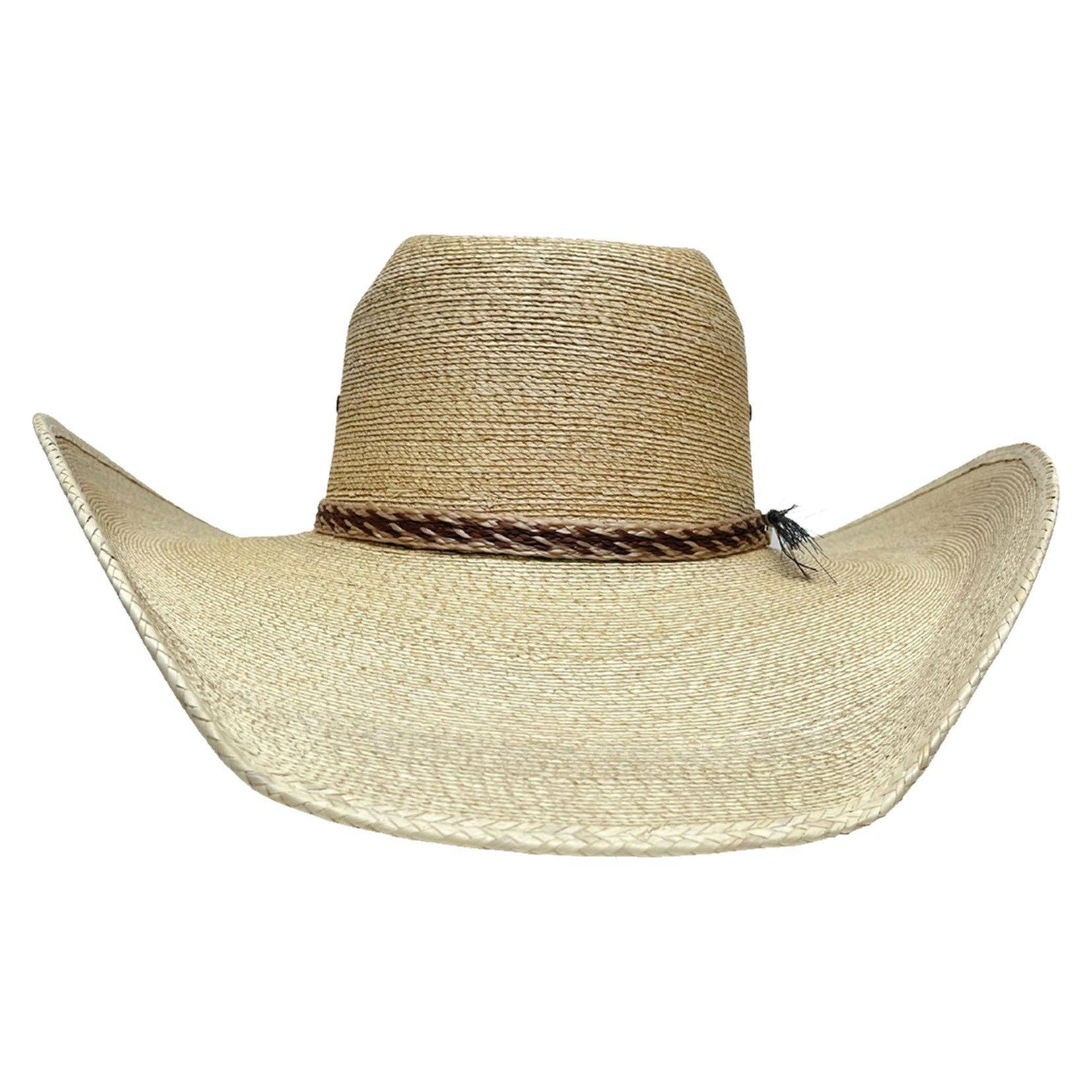 Roper - Womens Straw Palm Cowgirl Hat: NATURAL