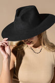 100% Australian Wool Teardrop Panama Hat-Blank  : OS - 5 colors