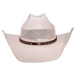 Austin - Straw Cowboy Hat: Cream