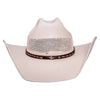 Austin - Straw Cowboy Hat: Cream