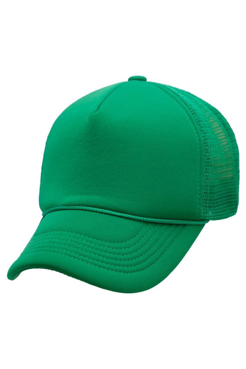 Classic Foam Front Trucker Hat: Solid - One Color