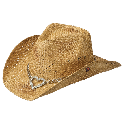 Heart Attack Straw Western Drifter Cowboy/Cowgirl Hat - SOLD OUT