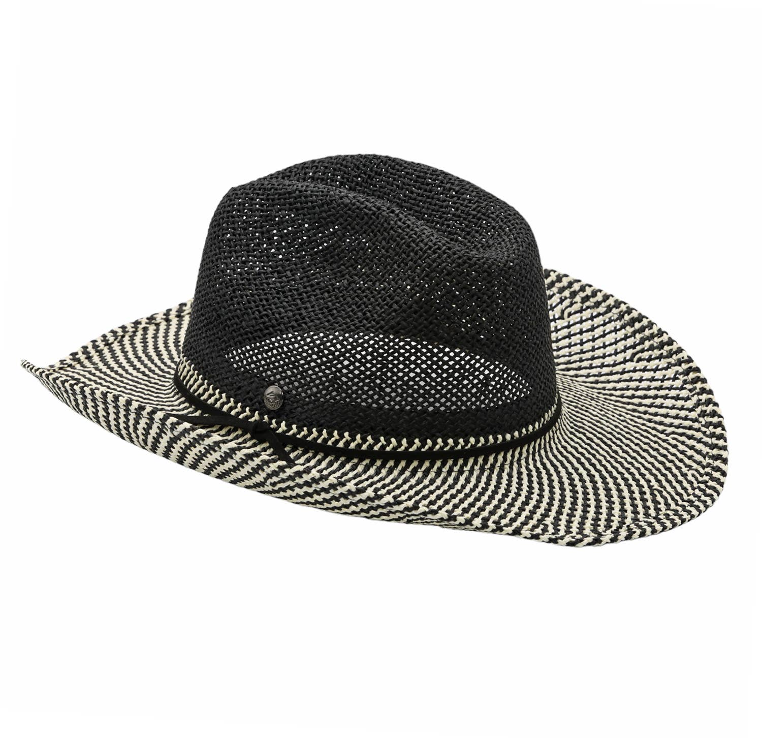 Sofia Adjustable Toyo Straw Western Drifter Cowboy Summer Beach Hat
