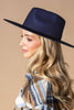 100% Australian Wool Teardrop Panama Hat-Blank  : OS - 5 colors