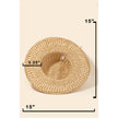 Two Tone Straw Braid Hat: Natural or Lavender