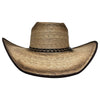 Laredo - Womens Cowboy Palm Straw Cowgirl Hat: TAN / MD