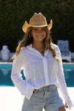 Sola Toyo Straw Western Drifter Cowboy Hat