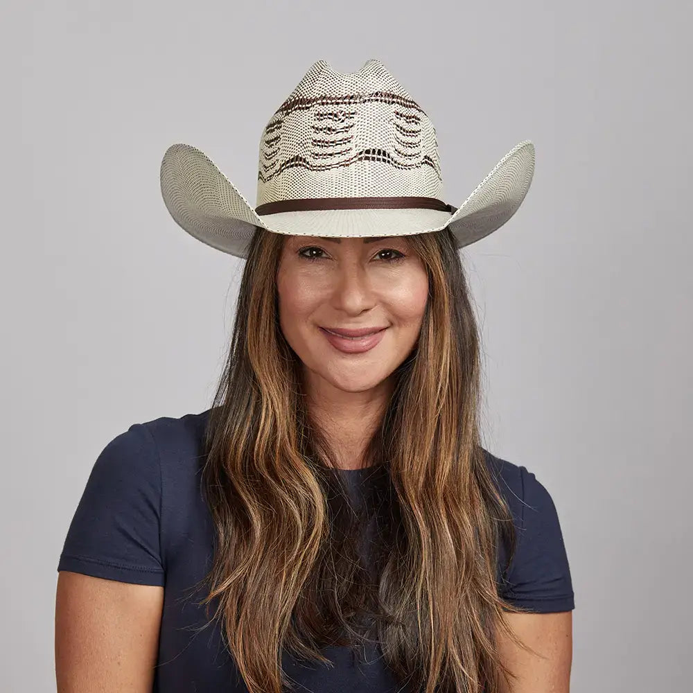 American Trail: Natural Straw Western Hat - Unisex