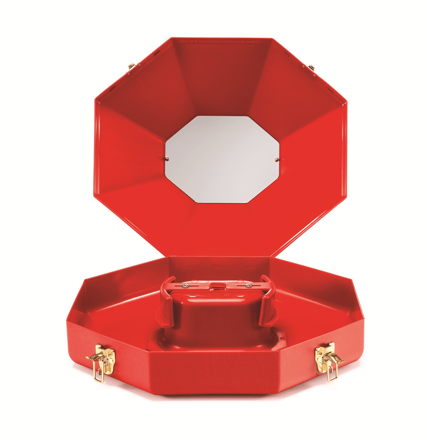 Western Hat Case: Red, Black