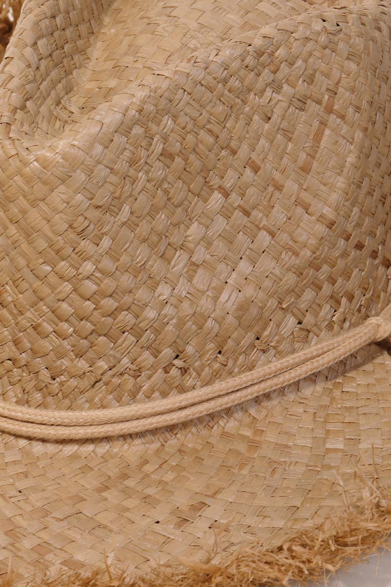 Straw Basket Weave Cowboy Hat: IV