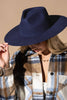 100% Australian Wool Teardrop Panama Hat-Blank  : OS - 5 colors