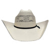Bozeman -Unisex Straw Cowboy Hat: Black and Natural
