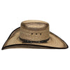 Laredo - Womens Cowboy Palm Straw Cowgirl Hat: TAN / MD