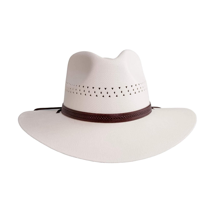 Barcelona - Womens Wide Brim Straw Sun Hat: Cream Medium - On sale