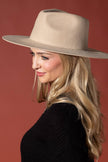 100% Australian Wool Teardrop Panama Hat-Blank  : OS - 5 colors