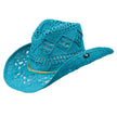 Ariel Toyo Straw Woven Cowboy Western Drifter Hat