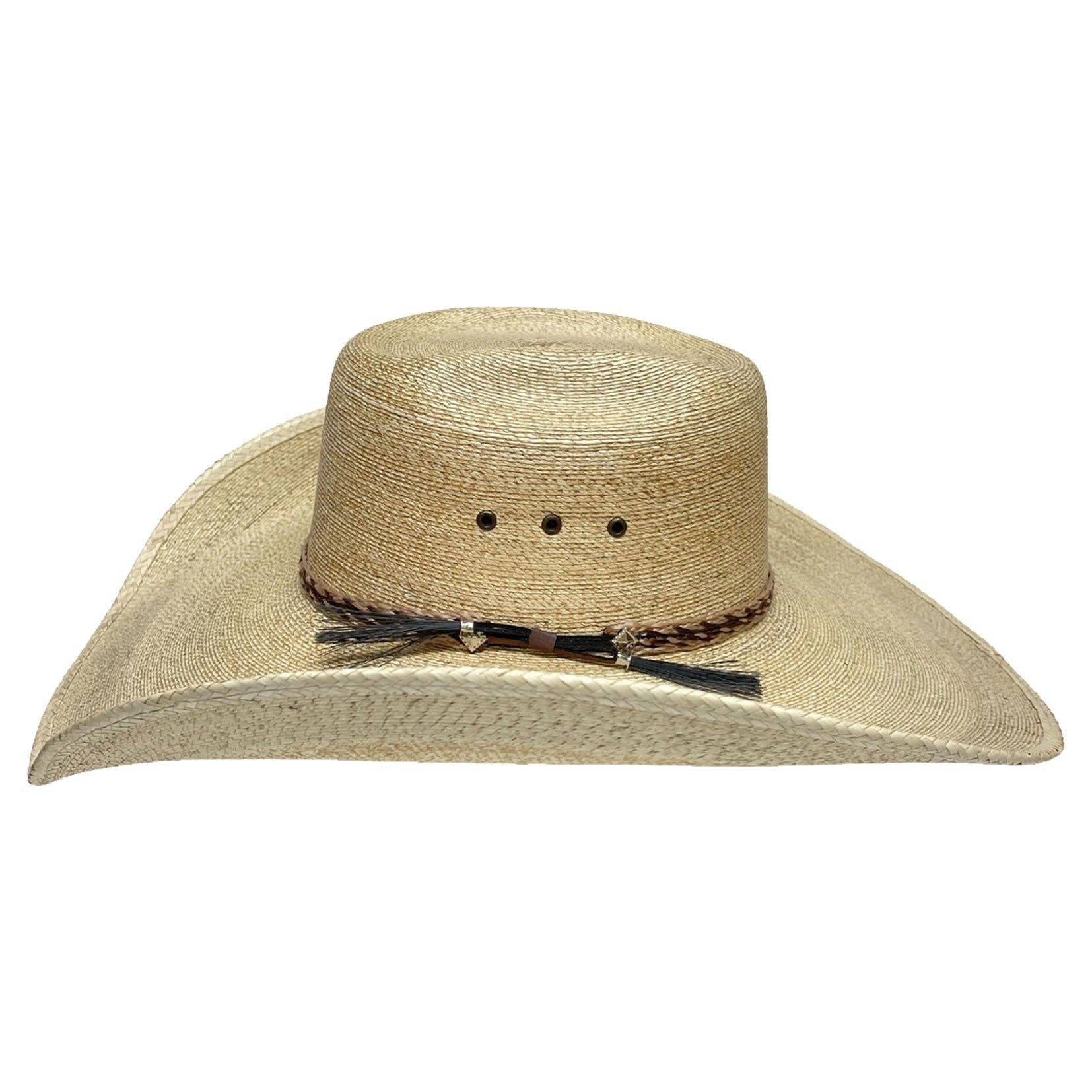 Roper - Womens Straw Palm Cowgirl Hat: NATURAL