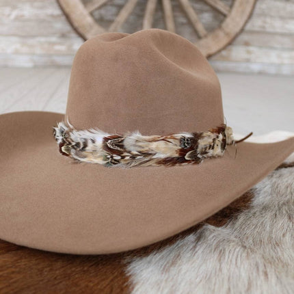 Western Feather Hat Band - Willow