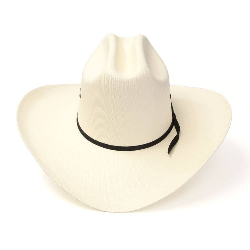 Natural Straw Western Cattleman Hat: Unisex Small