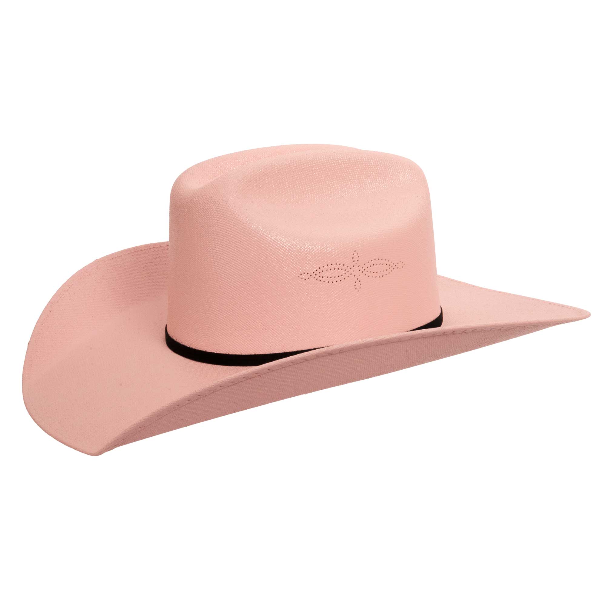 Pioneer - Straw Cowboy Hat: Pink