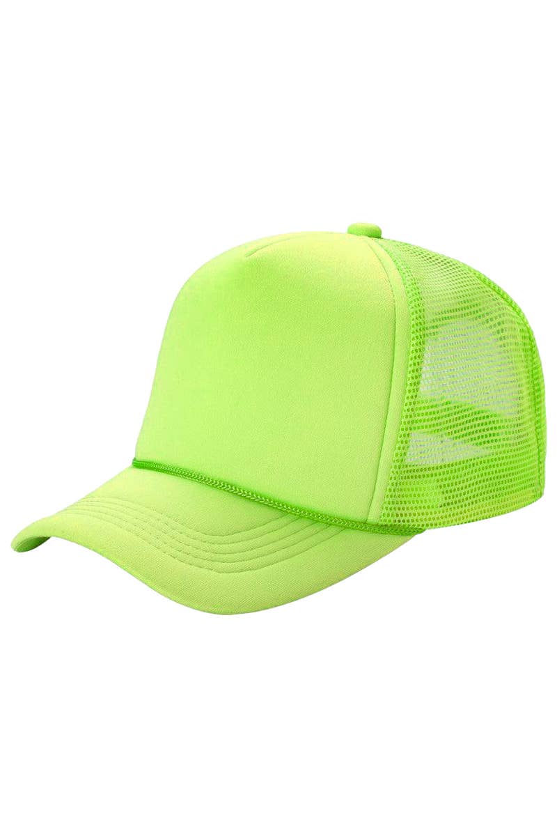 Classic Foam Front Trucker Hat: Solid - One Color