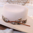 Brown & Silver Jasper Hat Pin