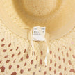 Woven Straw Western Sun Hat: Natural