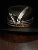 Sherman - Felt Cowboy Hat: Black / 7 3/8 - only 1 left