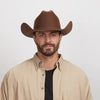 Cattleman | Unisex Felt Cowboy Hat with Western Hat Band