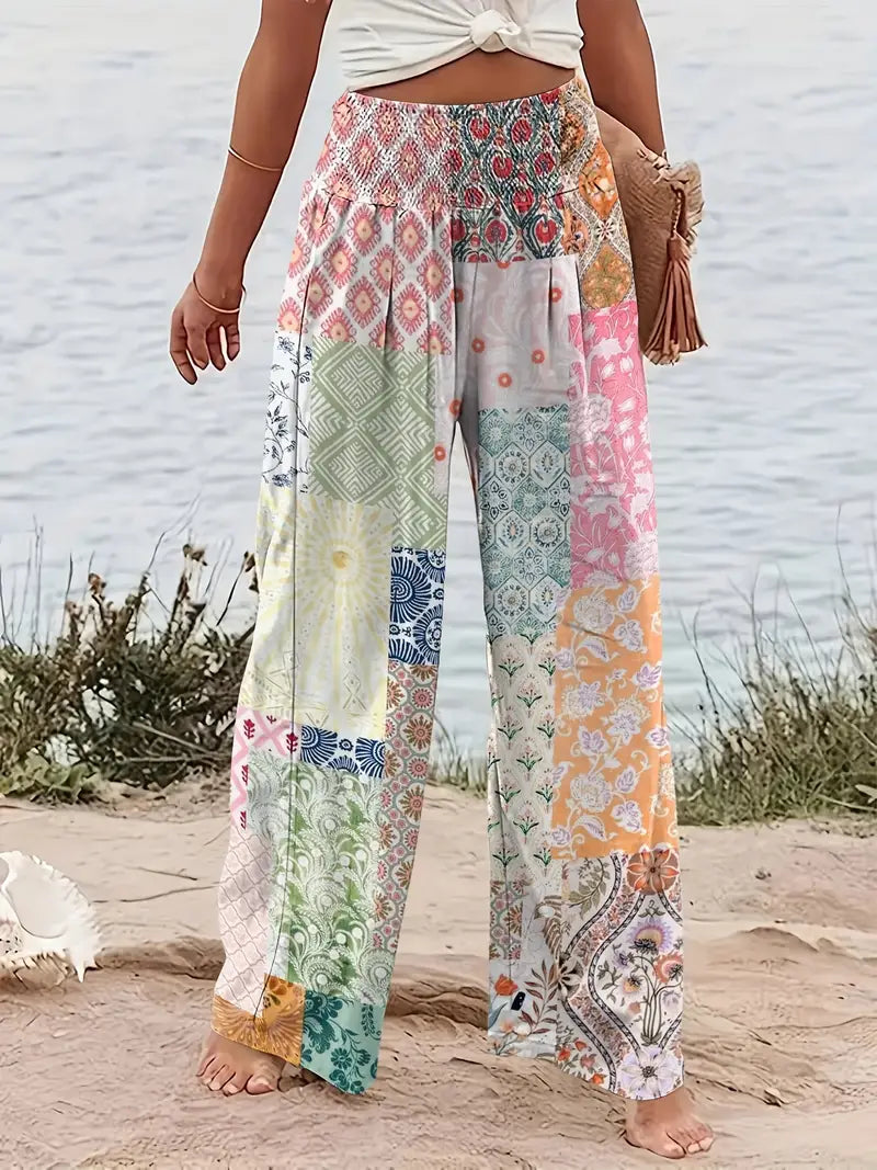 Patchwork Print Lounge Pant
