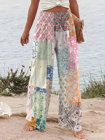 Patchwork Print Lounge Pant