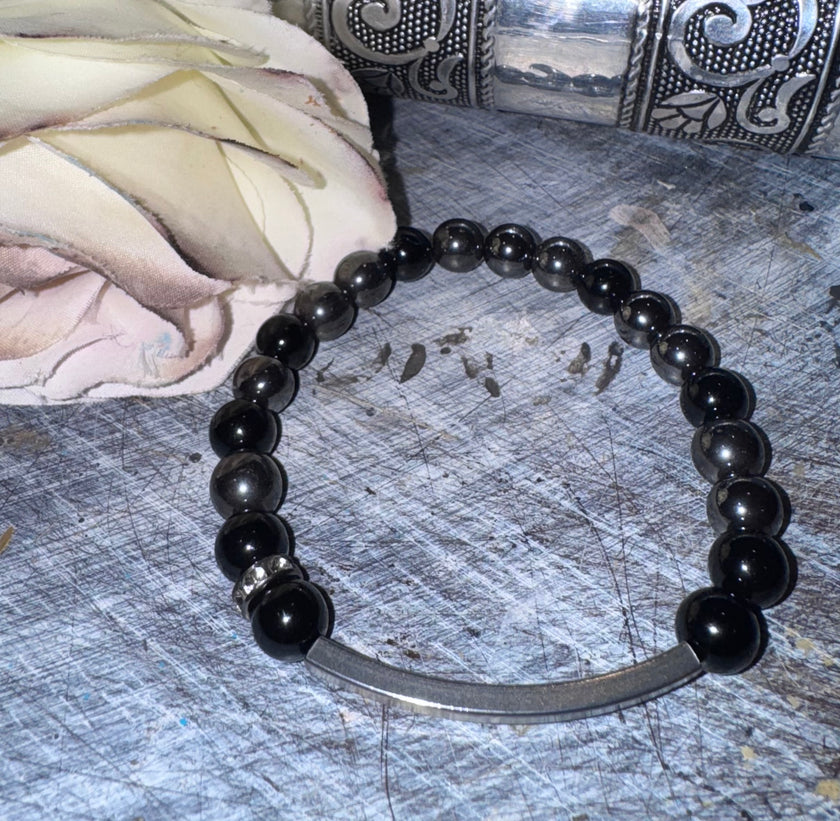 Hand Beaded Bar Bracelets