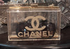 Fake AF Chanel Clear Box Clutch - Gold and Turqouise