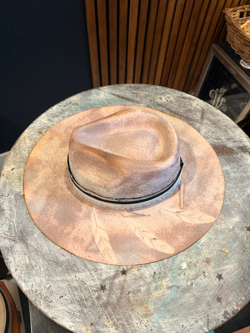 The Delilah - Wool Felt Custom Hat Design - Medium
