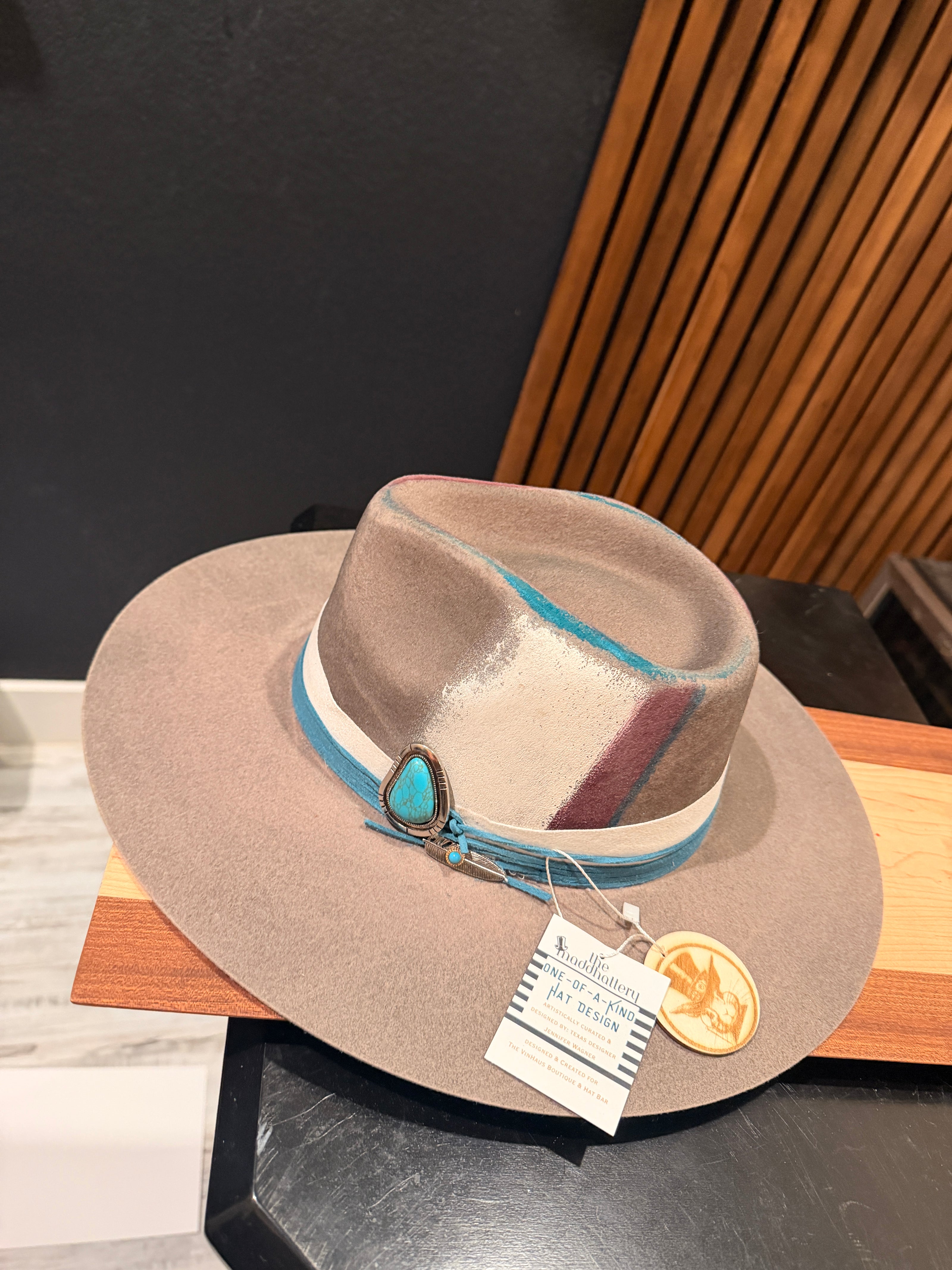 The Blue Ridge Texas - Wool Felt - the maddhattery design - Small