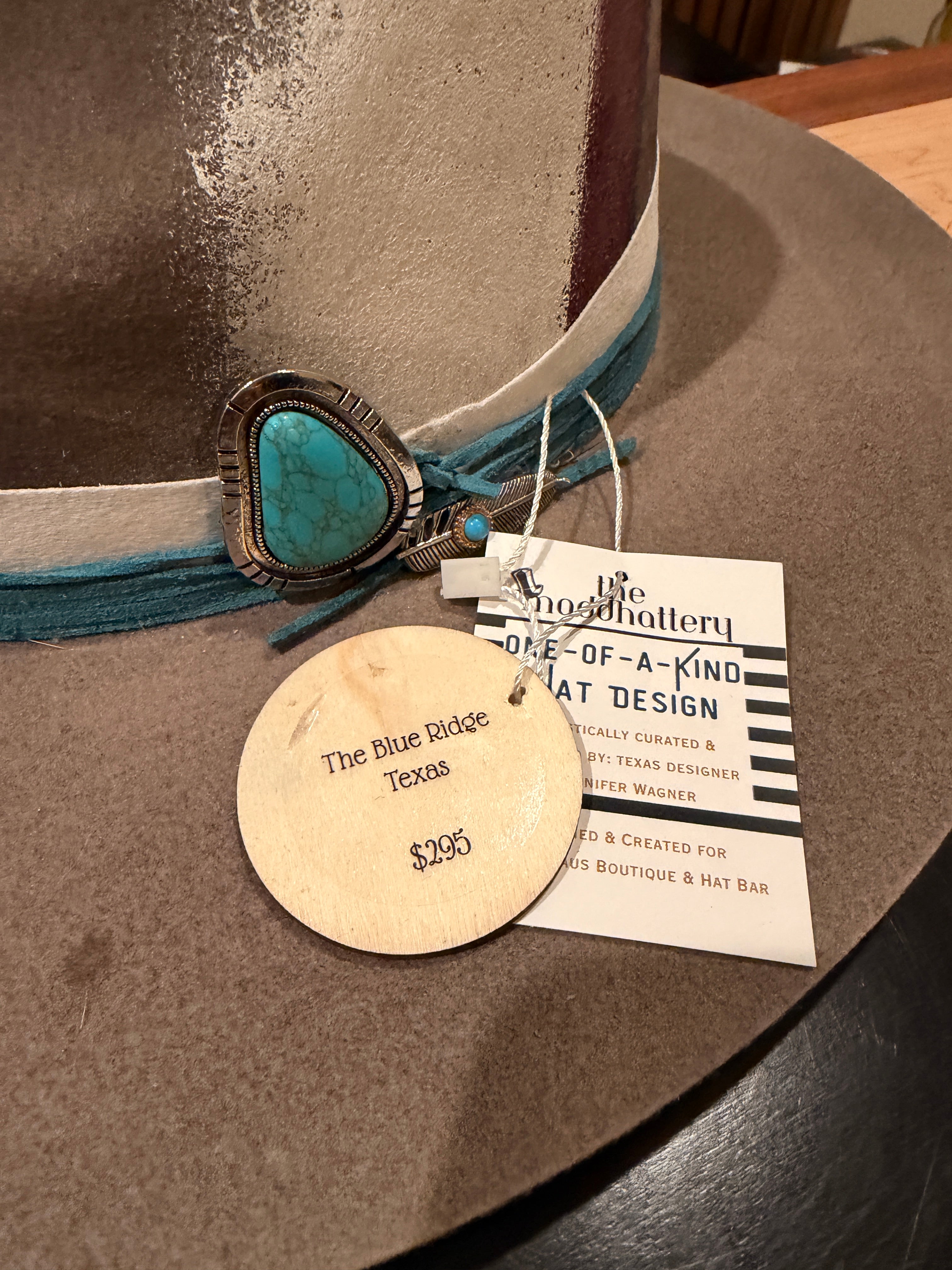 The Blue Ridge Texas - Wool Felt - the maddhattery design - Small
