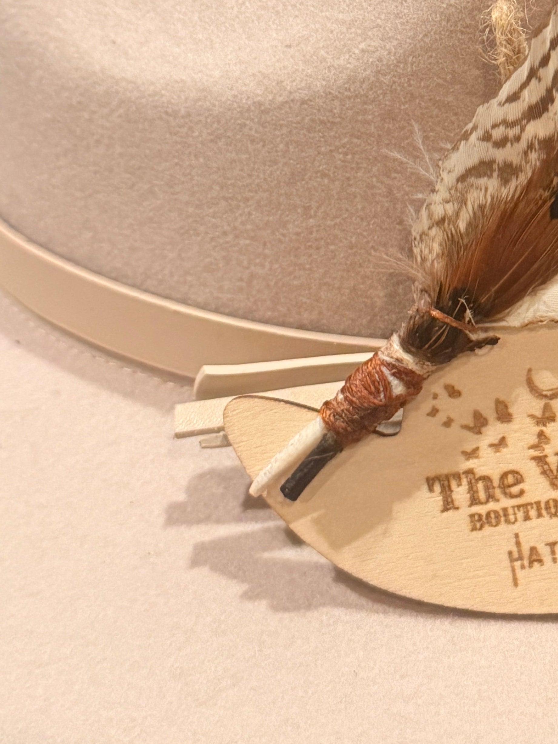 Natural & Printed Feathers - Hat Accessory