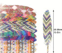 Natural & Printed Feathers - Hat Accessory