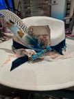 Natural & Printed Feathers - Hat Accessory