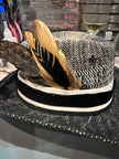 Natural & Printed Feathers - Hat Accessory
