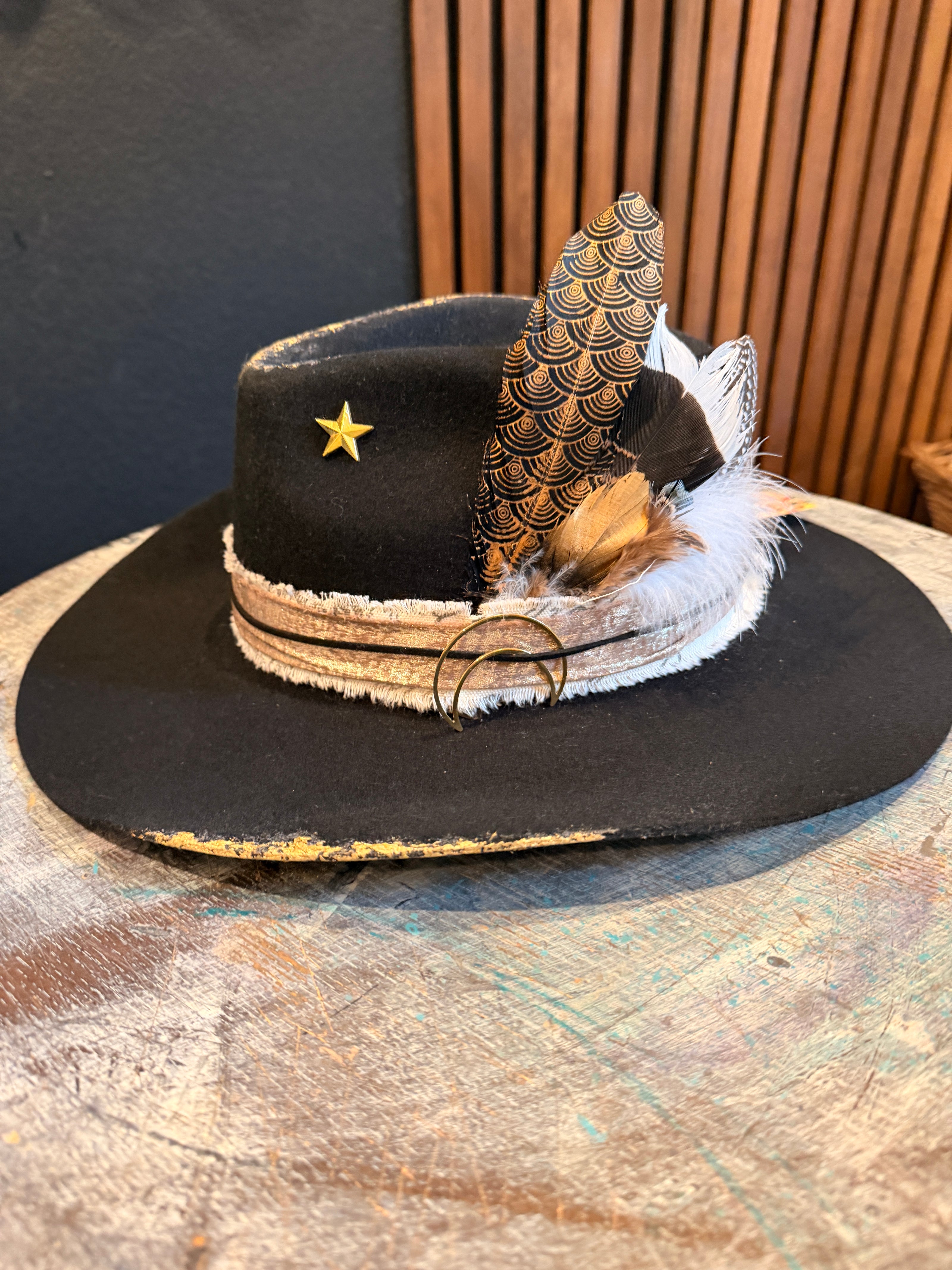 The Dakota Moon - Wool Felt Custom Hat Design - Large