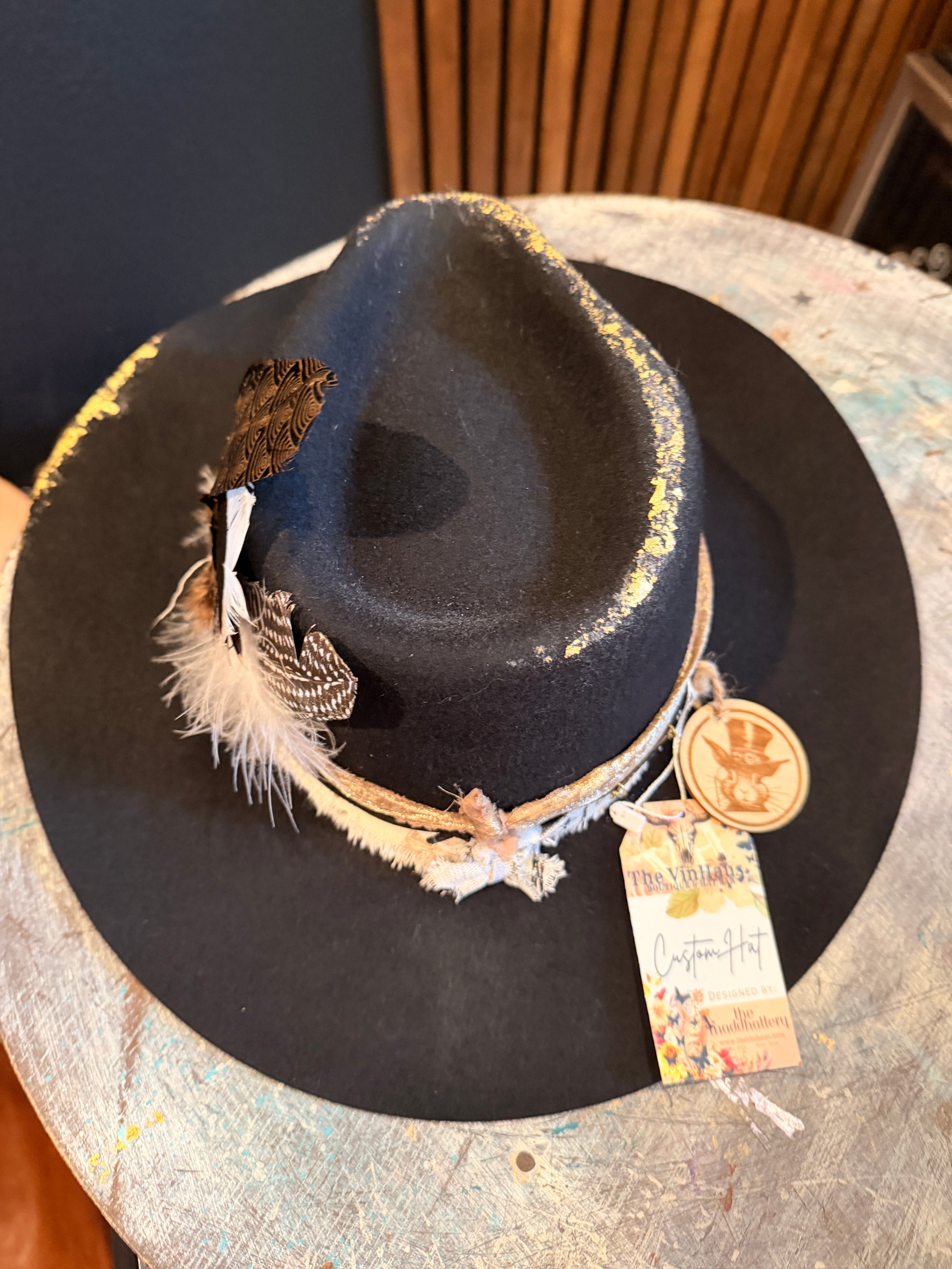 The Dakota Moon - Wool Felt Custom Hat Design - Large