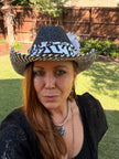 Sofia Adjustable Toyo Straw Western Drifter Cowboy Summer Beach Hat