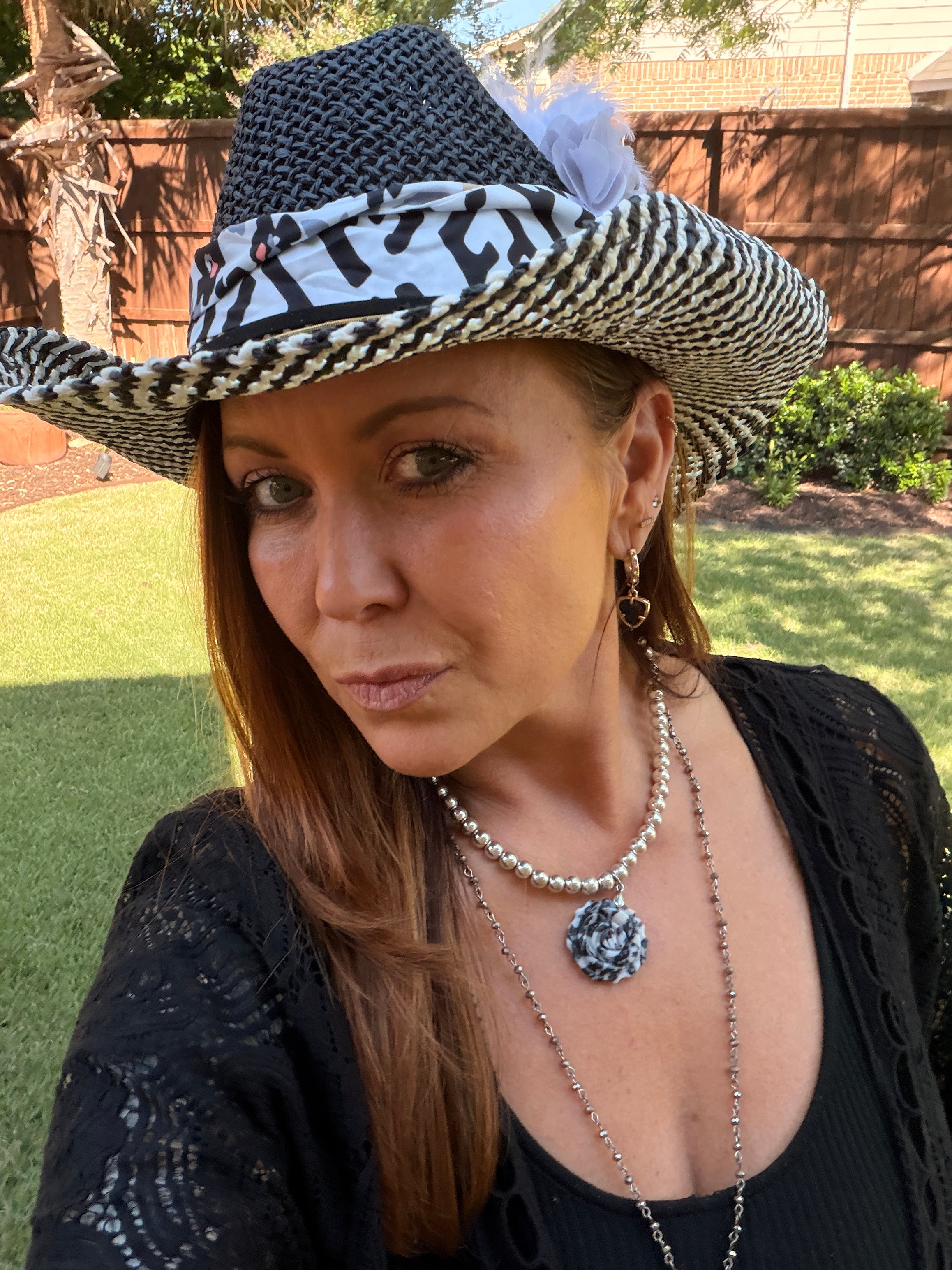 Sofia Adjustable Toyo Straw Western Drifter Cowboy Summer Beach Hat