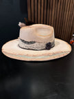 Ivory Felt Custom Designed Hat