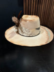 Ivory Felt Custom Designed Hat