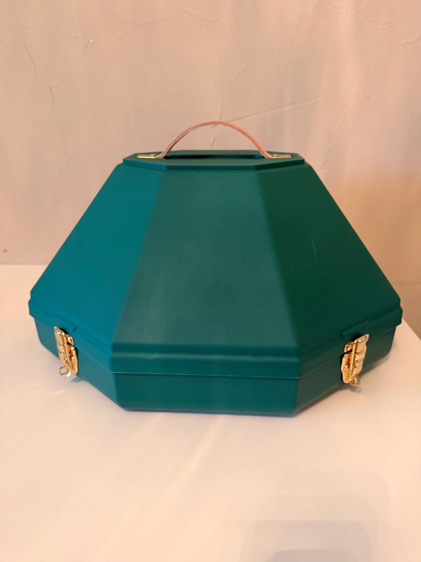Western Hat Case: Red, Green, Black, Brown - Medium - 2-3 hats